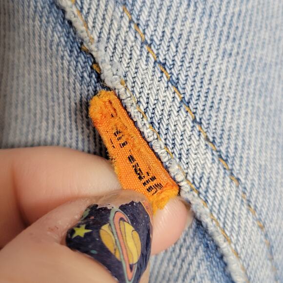 Vintage Levi's 1970s 517 Bootcut Light Wash Jeans, SZ 34x32 - Picture 7 of 11